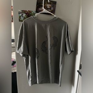 shein oversized tiger shirt